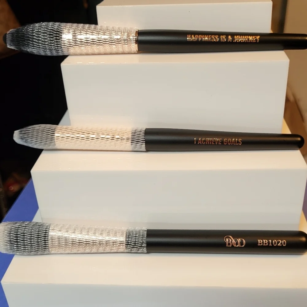 CLEARANCE! 3-Piece RealHer & Boyd Makeup Brush Set, New